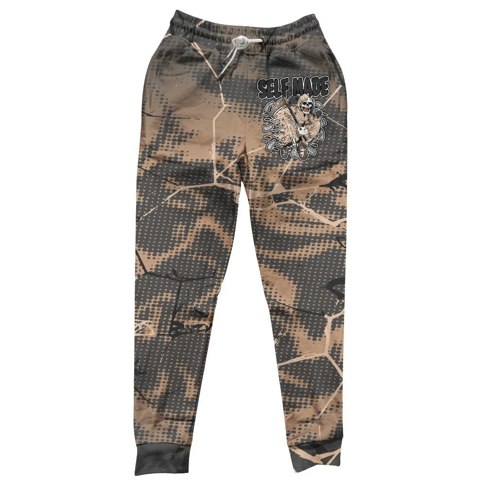 Sweatpant To Match Kobe 9 EM Mamba - Self Make Skeleton Crack All Over Print