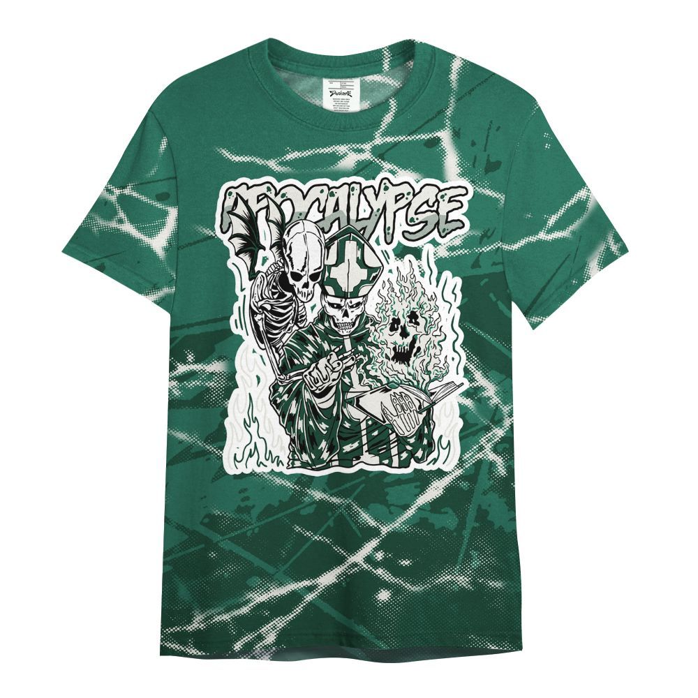 Shirt To Match Oxidized Green 4s - Apocalypse Skeleton Profound All Over Print