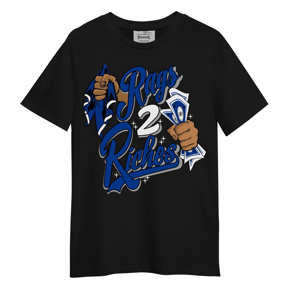 Shirt To Match Hyper Royal 12s - Rag 2 Riches Unisex Shirt