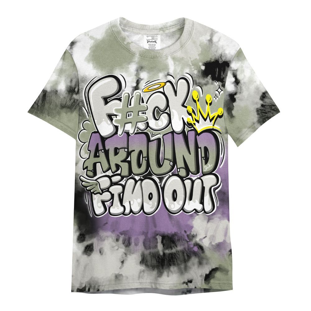 Shirt To Match Dunk Low Floral Swoosh 2025 - Tie Dye FK Around Find Out All Over Print