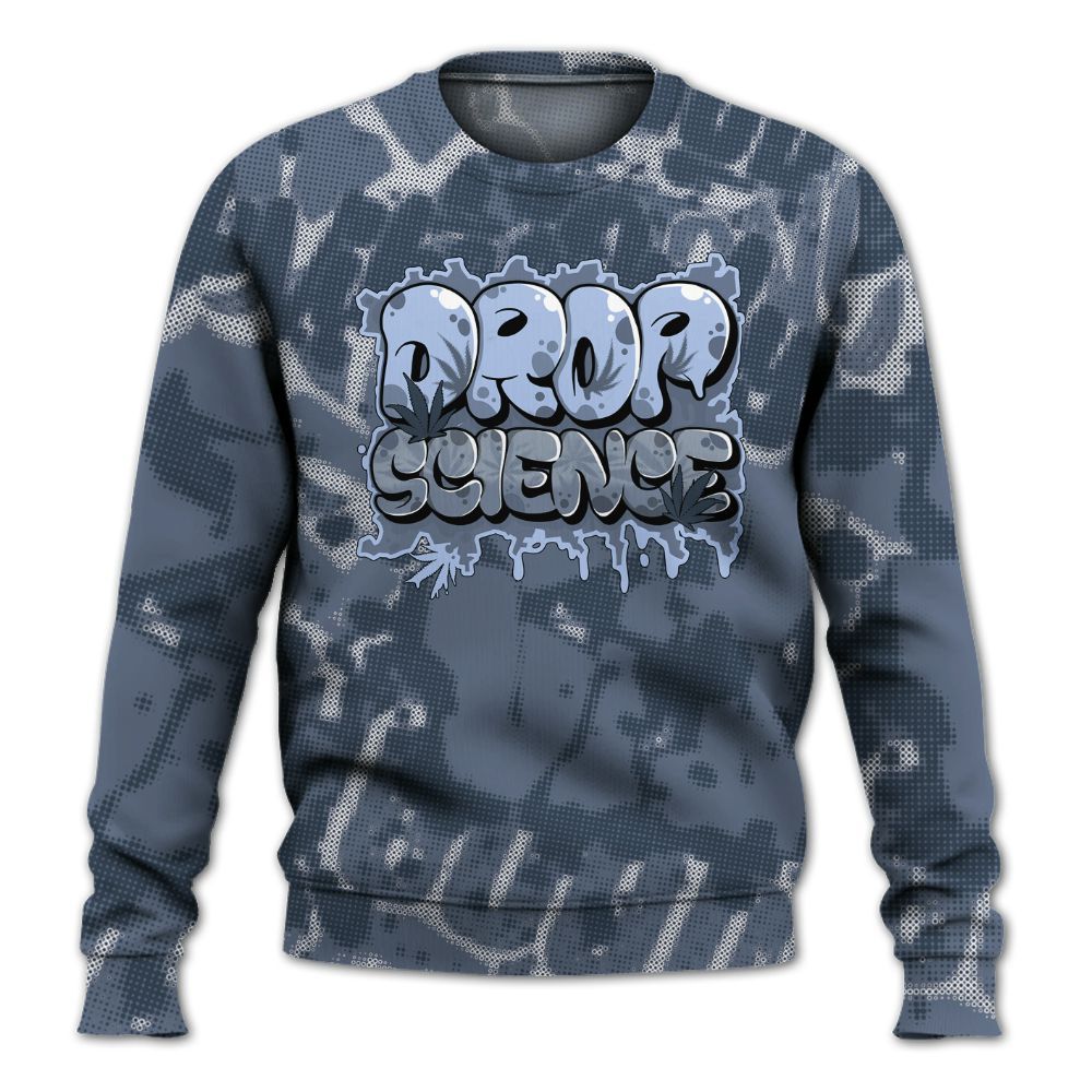 Sweatshirt To Match Low Diffused Blue 11s - Drop Science Street All Over Print