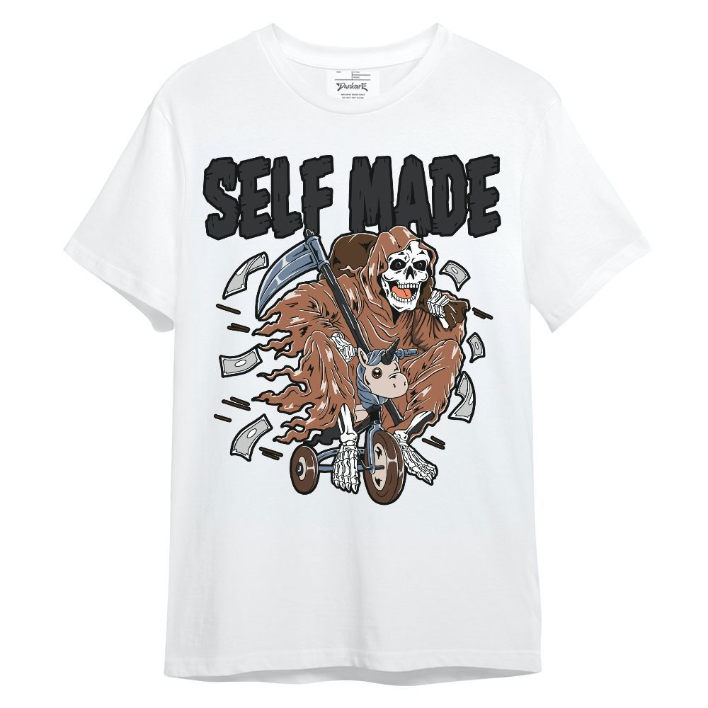 Shirt To Match Air Foamposite Metallic Copper - Self Make Skeleton Unisex Shirt