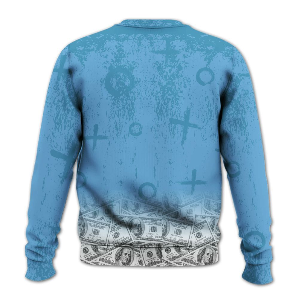 Sweatshirt To Match SB Dunk Low University Blue - Selfmade Unique Grunge All Over Print