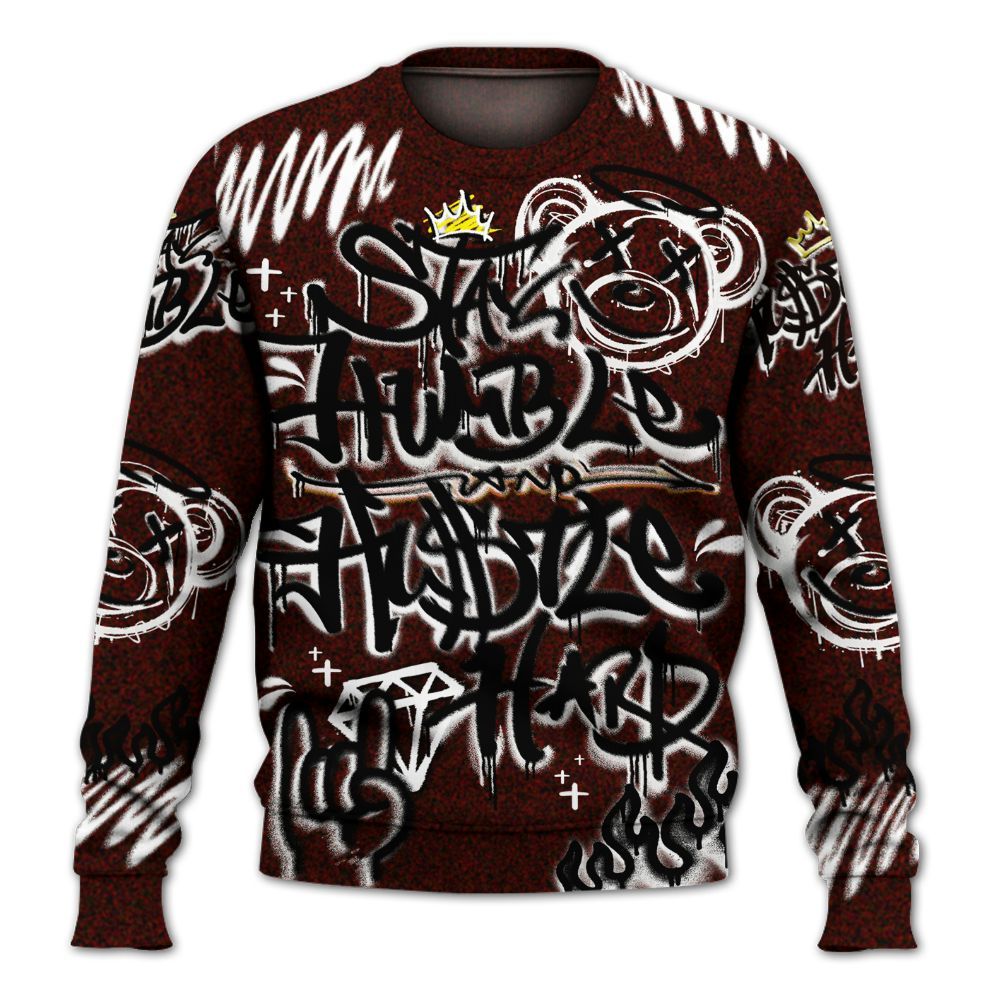 Sweatshirt To Match Air Force 1 Low Halloween Skull 2024 - Humble Drip Streetwear Graffity All Over Print