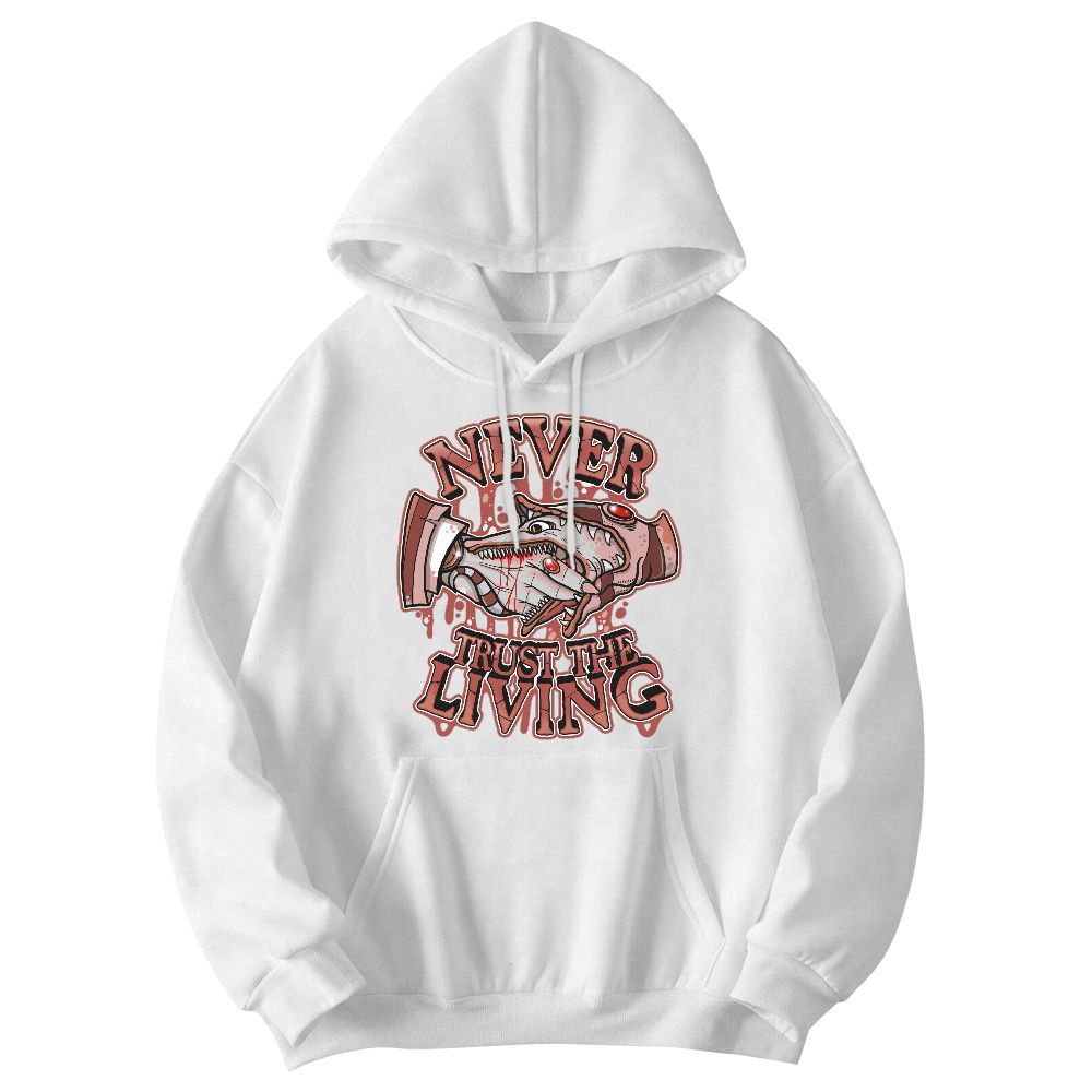 Sweatshirt To Match Dune Red 13s - Never Trusting Living Halloween Graphic Graphic