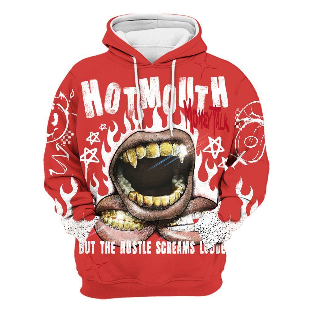 Hoodie To Match Scoot Zeros ODD City - Mouth Burning Street Style All Over Print