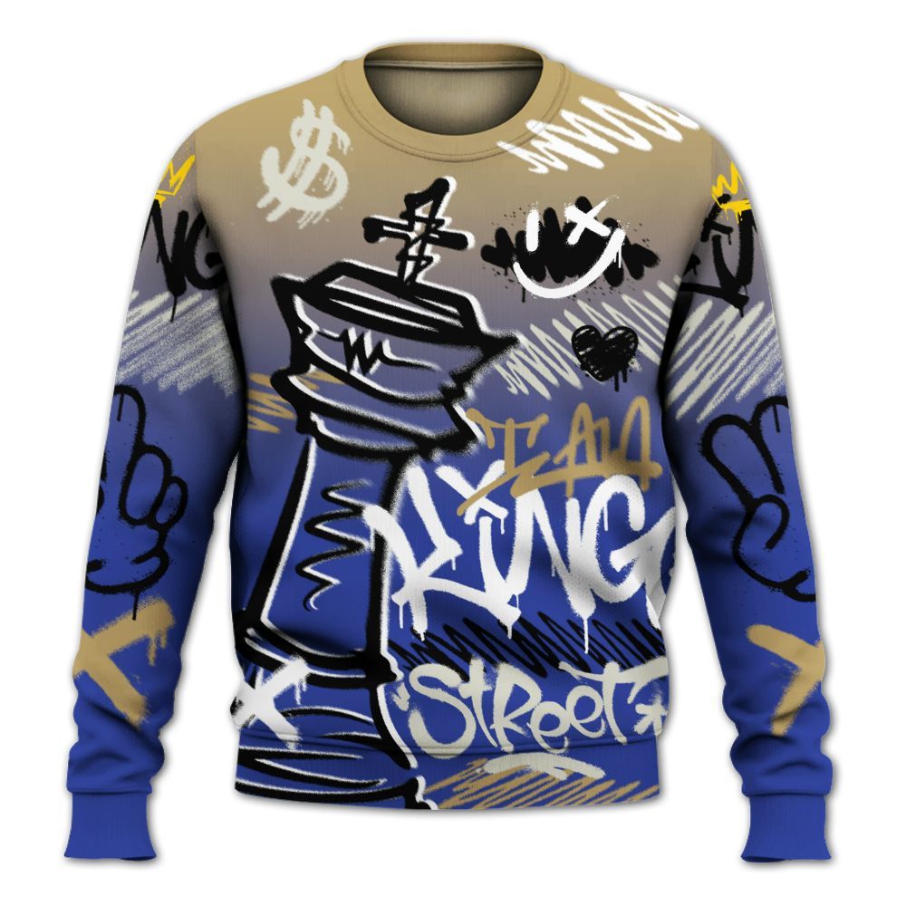 Sweatshirt To Match Air 180 Concord - Street King Chess Streetwear All Over Print