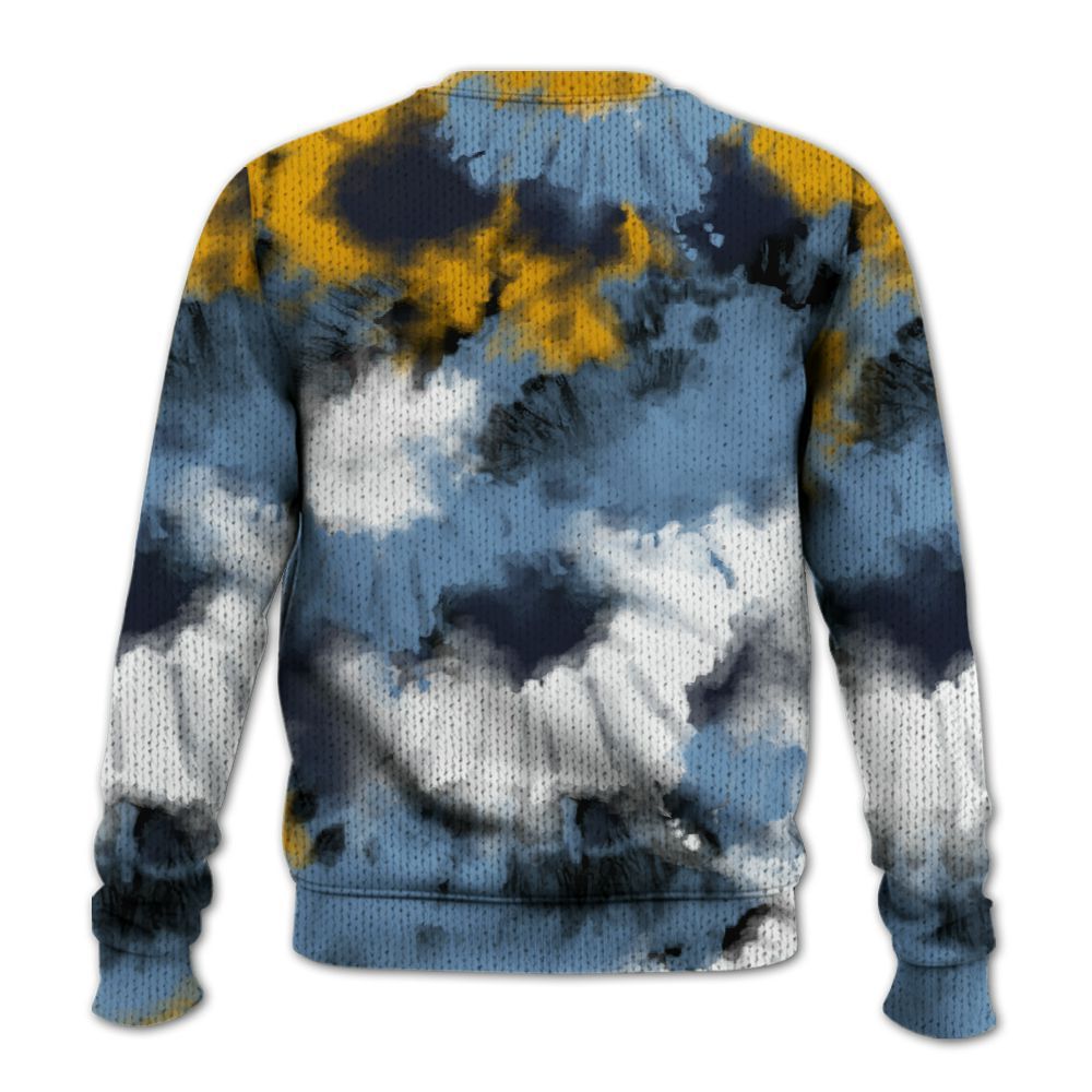 Knitted Sweater To Match High OG First In Flight 1s - Tie Dye FK Around Find Out