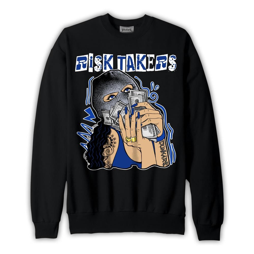 Sweatshirt To match Air Foamposite One Royal Sweatshirt - Risk Takers Unique Graphic