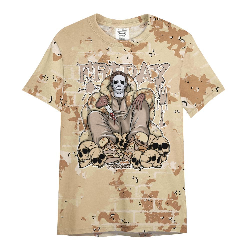 Shirt To Match Desert Camo 3s - Friday Brick All Over Print