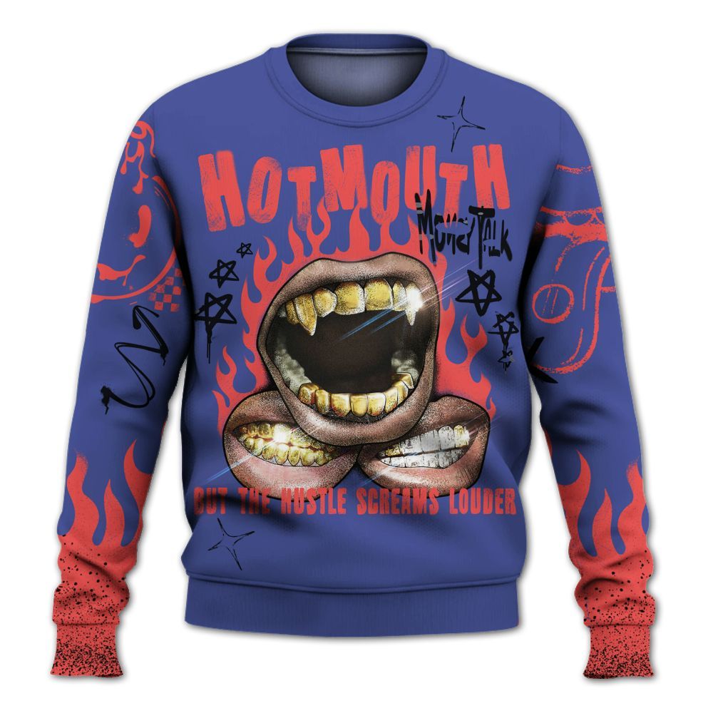 Sweatshirt To Match KD 4 Nerf - Mouth Burning Street Style All Over Print