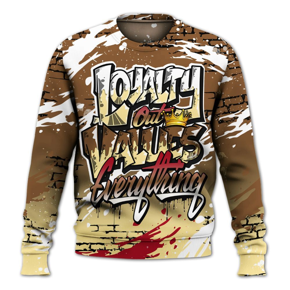 Sweatshirt To Match Air Max 90 Escape - Values Of Loyalty Drip All Over Print