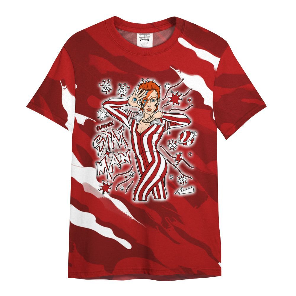 Shirt To Match Red Taxi 12s - Starmans Graphics Colored All Over Print