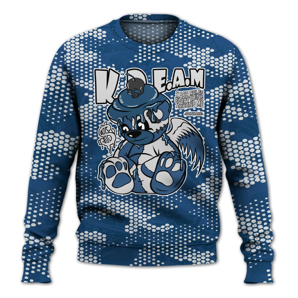 Sweatshirt To Match High OG Midnight Navy 1s - Loot Bear All Over Print