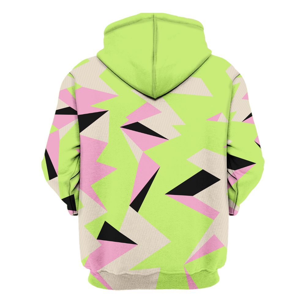 Hoodie To Match Jack Black Night Silver - Geometric Camouflage Pattern All Over Print