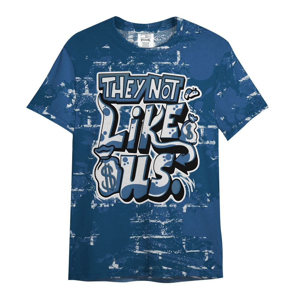 Shirt To Match High OG Midnight Navy 1s - Dislike Us Graphic Street Art All Over Print