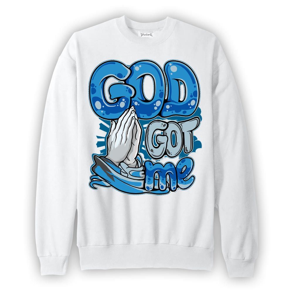 Sweatshirt To match Powder Blue 9s Sweatshirt - God's Gotten Graphic Graphic