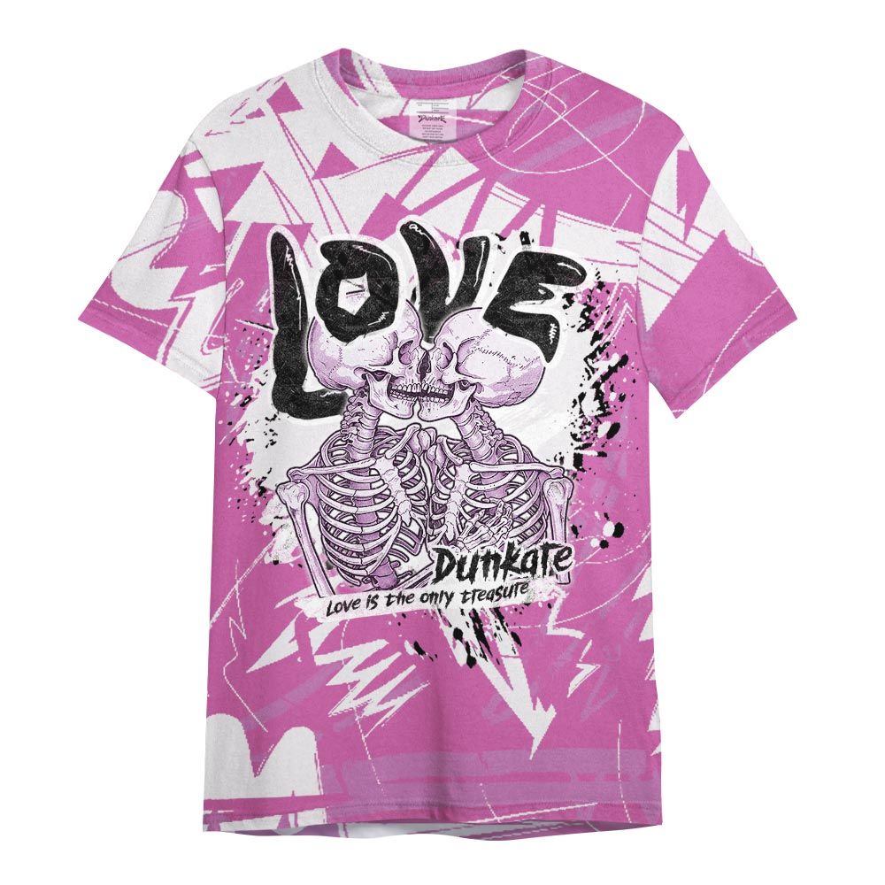 Shirt To Match Hyper Violet 4s - Skull Love Bear Nonobjective Shirt Unisex