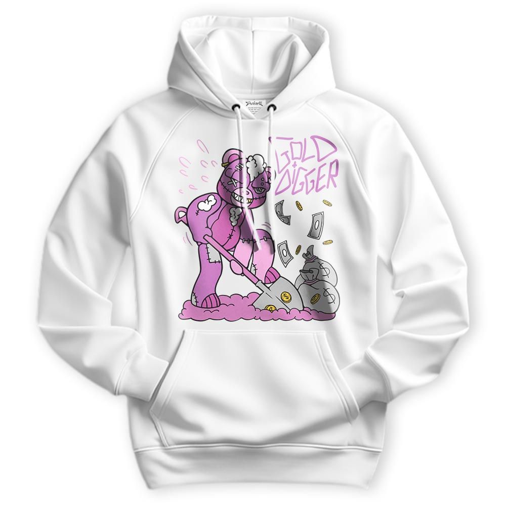 Sweatshirt To Match Hyper Violet 4s Hoodie - Goal Digger Hugz Hoodie Unisex