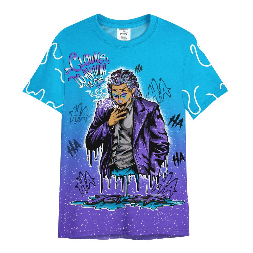 Shirt To Match Retro Aqua 8s - Clowns Do Anything Haha All Over Print