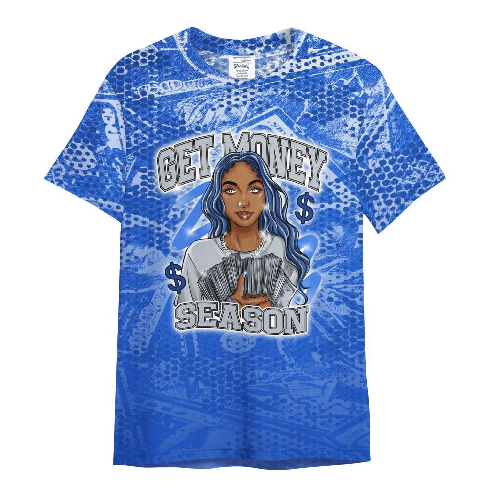 Shirt To Match Air Foamposite One Royal - Get Moneys Season Banknote All Over Print