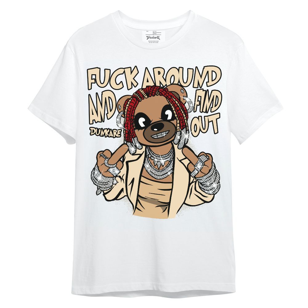 Shirt To Match Dunk Low Strawberry Waffle - F#ck Around Bear Bear Unisex Shirt