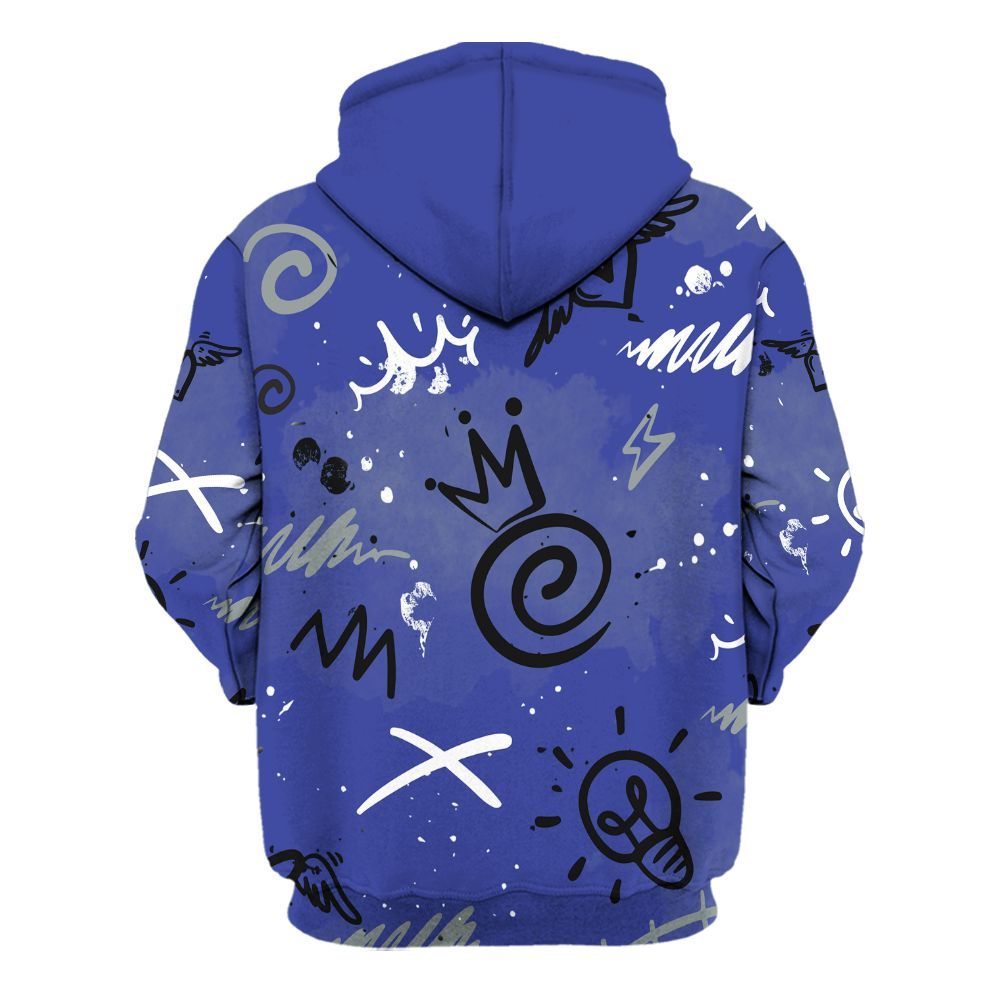 Hoodie To Match Shox TL Royal - Drip Been Di2ferent All Over Print