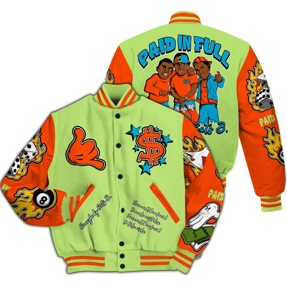 Varsity Jacket To Match Kobe 9 Elite What The Shirt, Funny Everybody Paid In Full Graphic All Over Print