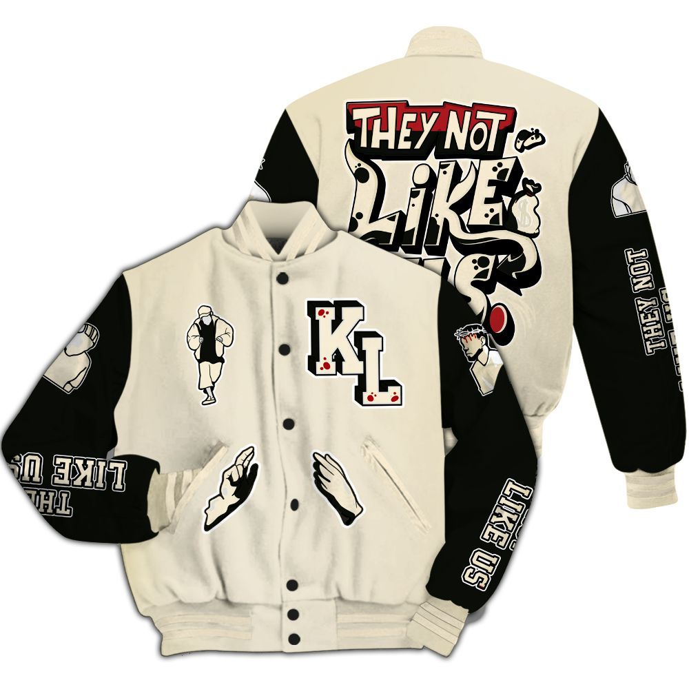 Varsity Jacket To Match Retro Low OG Nitro 1s - Dislike Us All Over Print
