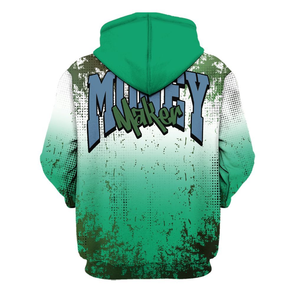 Hoodie To Match Foamposite Pro Pine Green 2025 - Move In Silence Money Street Retro All Over Print