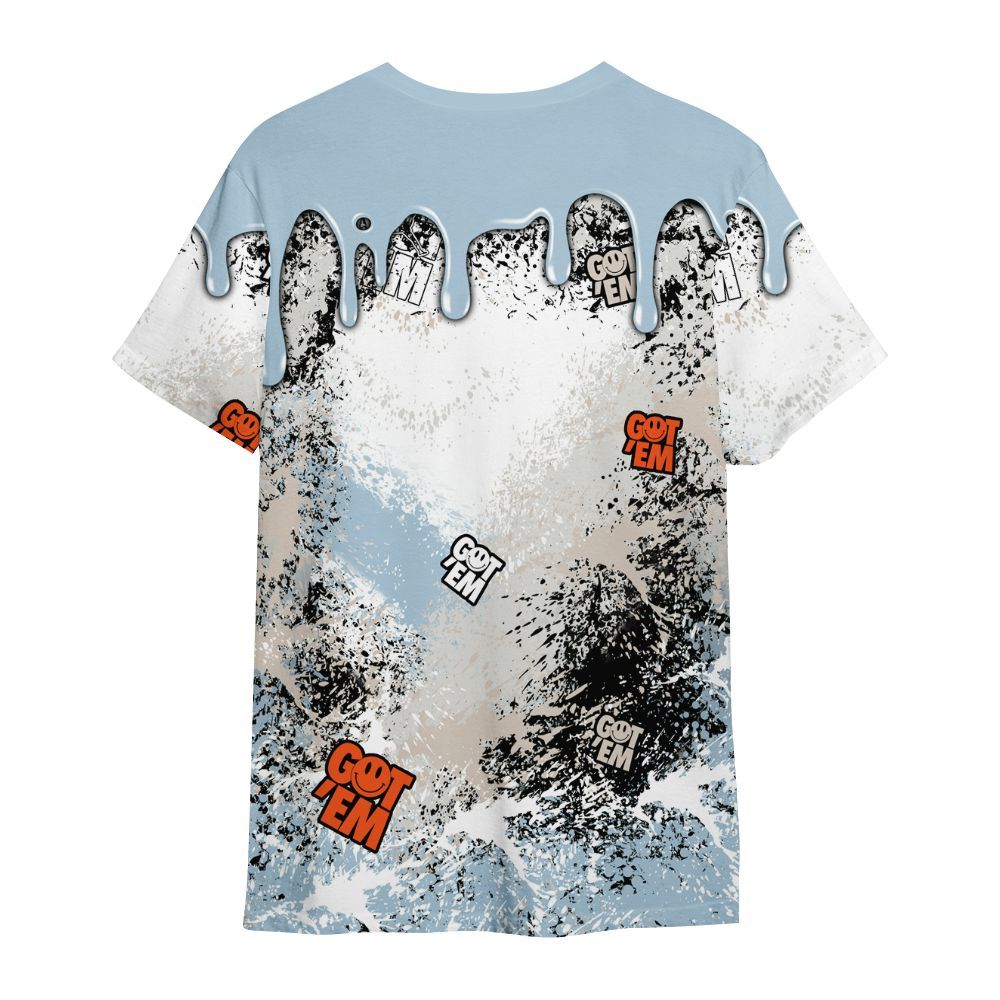 Shirt To Match High OG Alaska 1s - Dripping 23 Drip All Over Print