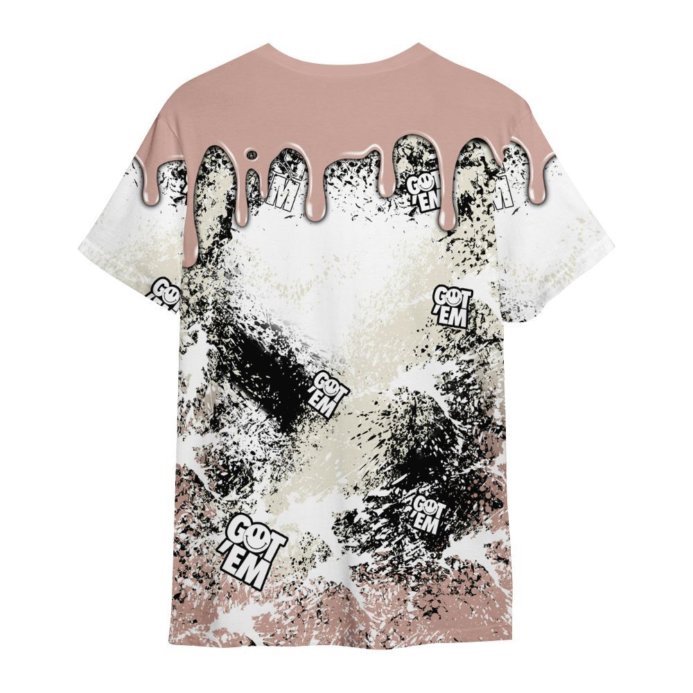 Shirt To Match Air Force Low 1 Arctic Orange - Dripping 23 Drip All Over Print