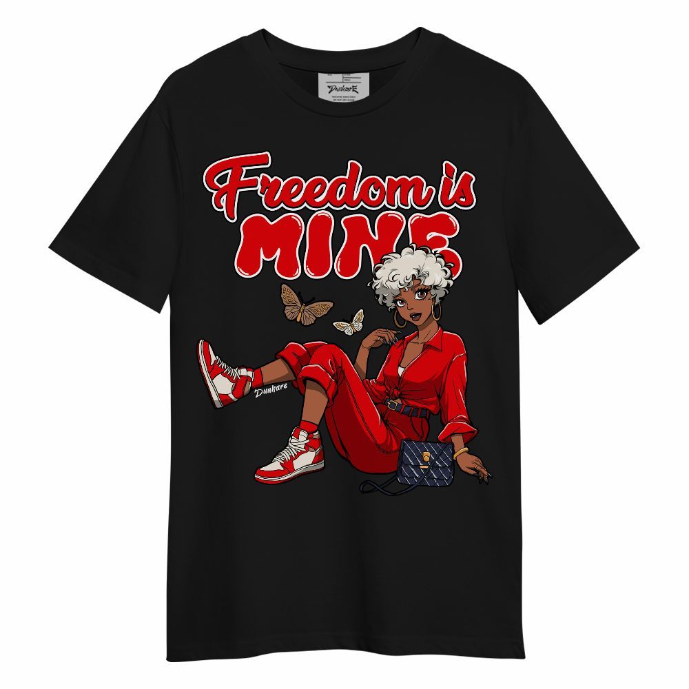 Shirt To Match Low OG Howard University 1s, Freedom Is Mine Unisex Shirt