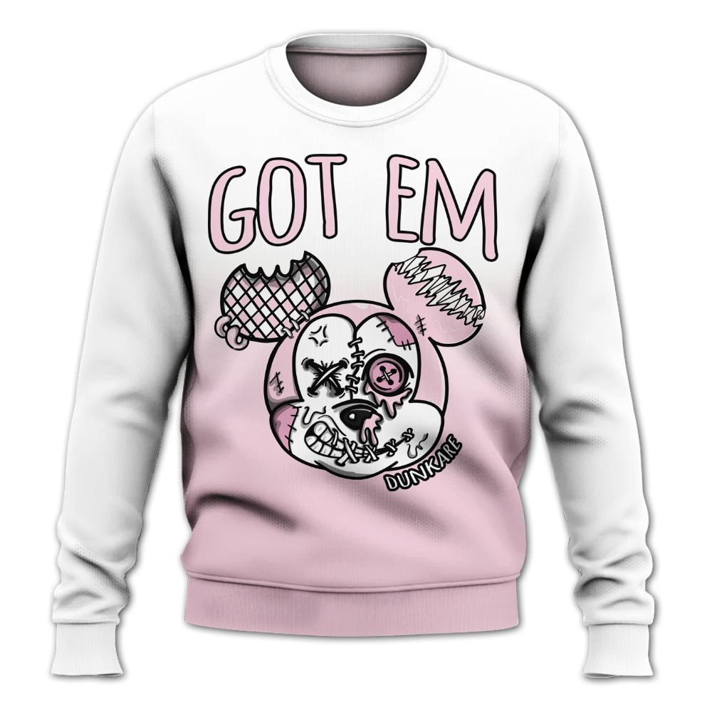 Sweatshirt To Match Orchid 4s - Got Em Dripping All Over Print