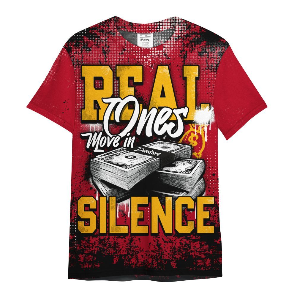 Shirt To Match Cardinal 7s - Move In Silence Money Street Retro All Over Print