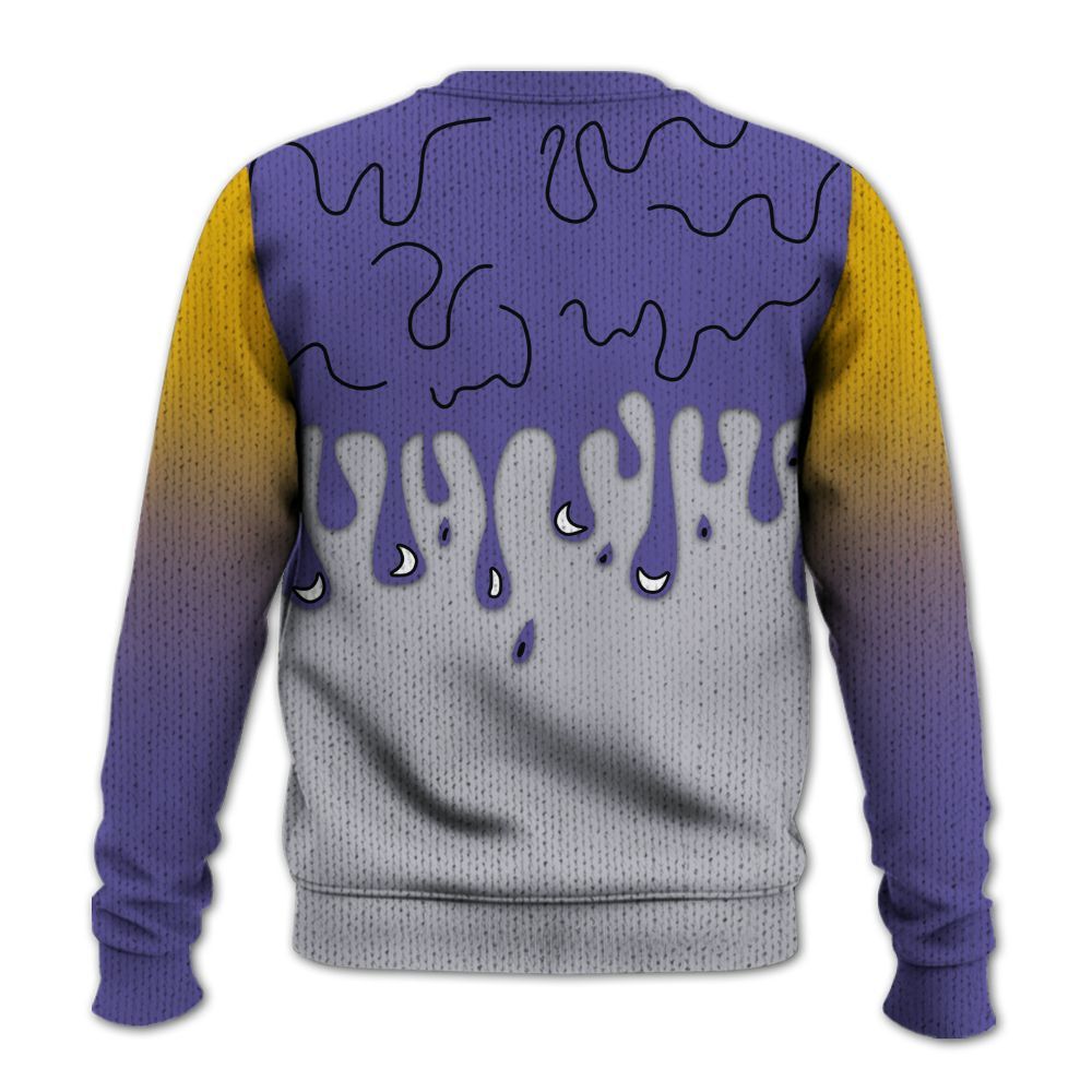 Sweater To Match Lakeshow 4s - Snake Trust No One Drip Graphic