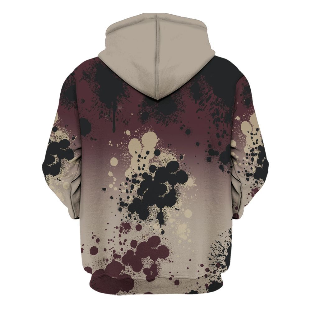 Hoodie To Match AMM Retro Phantom 4s - God Blessed Ink Drip All Over Print