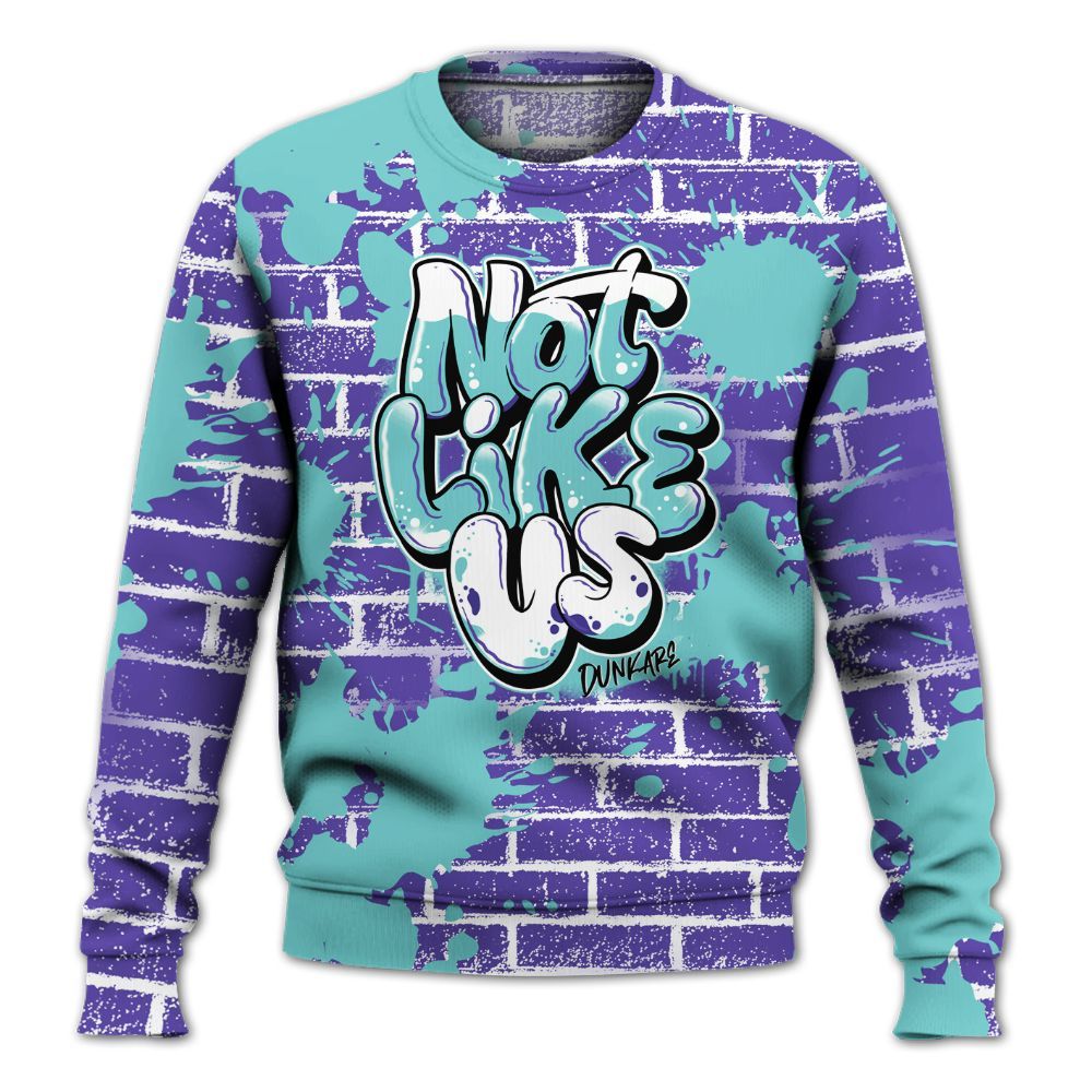 Sweatshirt To Match Low Hornets 1s - None Like Us Graphic Brick Art All Over Print
