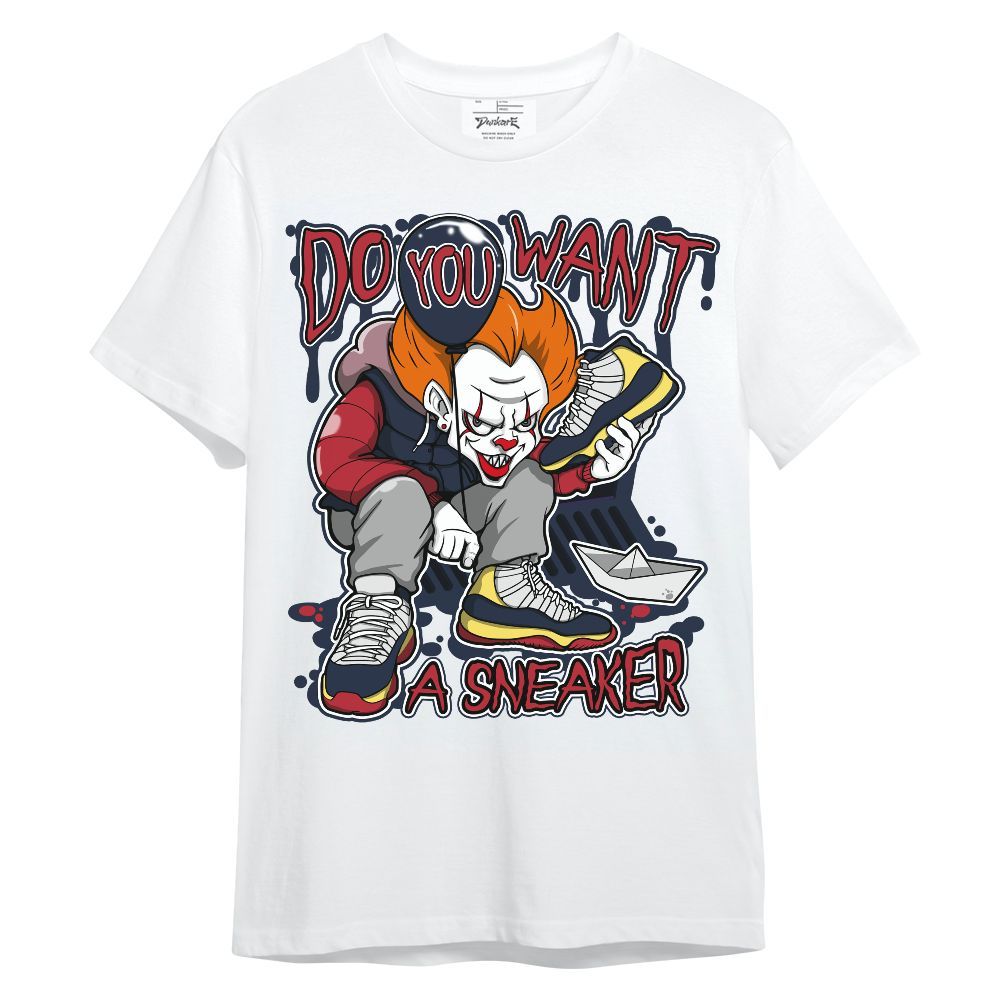 Shirt To Match Dunk Low COJP What The 2024 - Clown Scary Sneakers Halloween Graphic Unisex Shirt