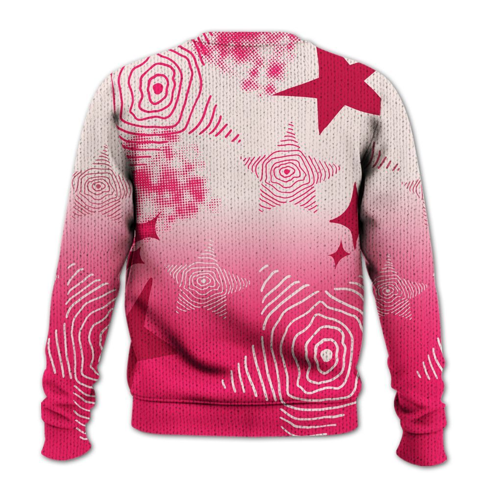 Knitted Sweater To Match A'One Pink Aura - Sneakerz Girlz Unique Starz