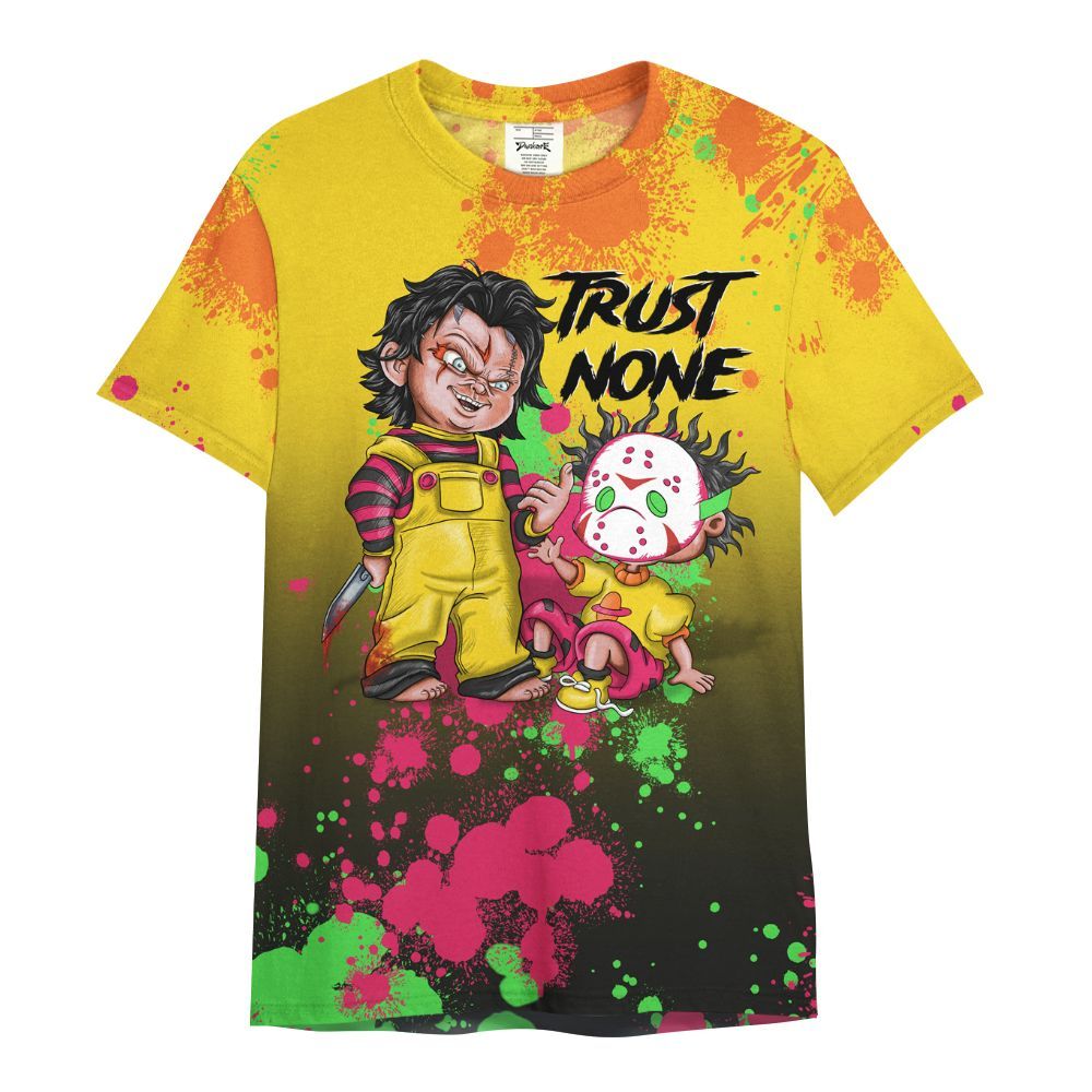 Shirt To Match Max 95 Woven Multi - Trust No One Scary All Over Print