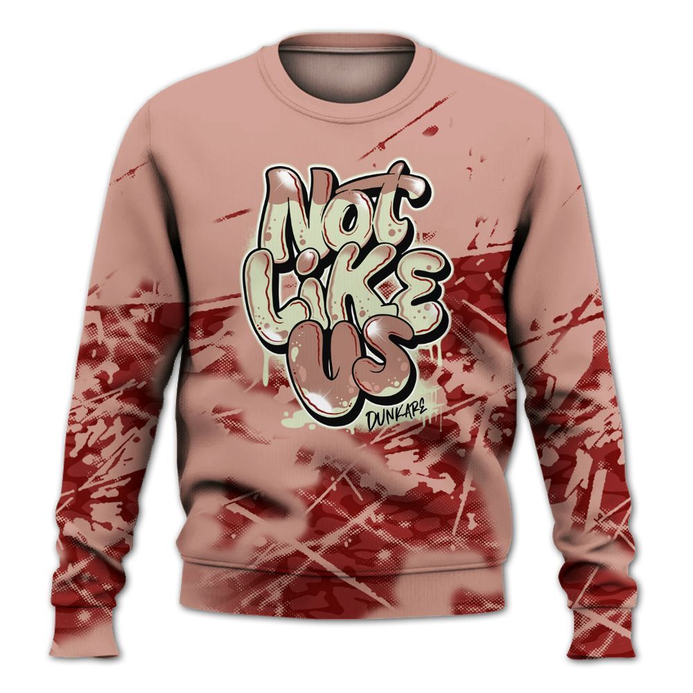 Sweatshirt To Match Valentines Day 3s - None Like Us Graphic All Over Print