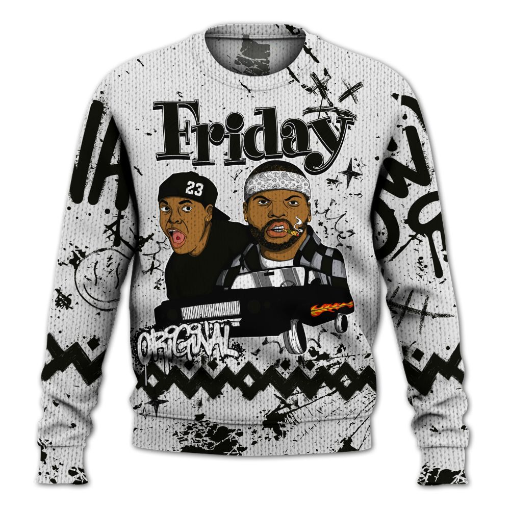 Knitted Sweater To Match Baroque Brown 12s - Friday Sneaker Crayon