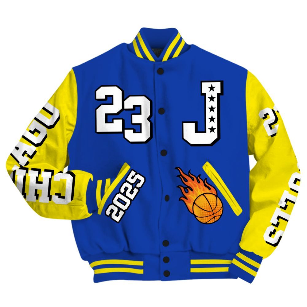 Varsity Jacket To Match Laney 14s - Chicago 23 Basketball All Over Print