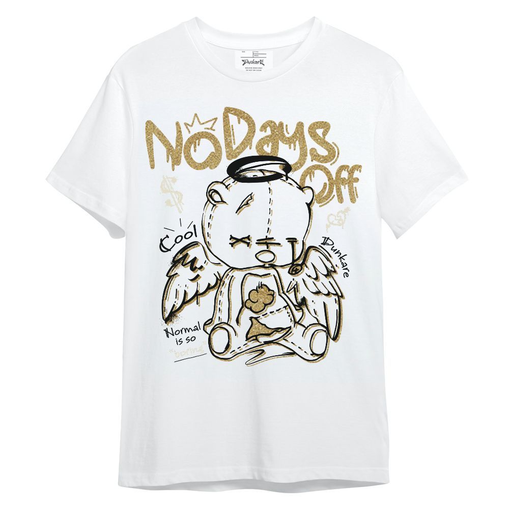 Shirt To Match High OG Black Metallic Gold 1s - No Days Off Unisex Shirt