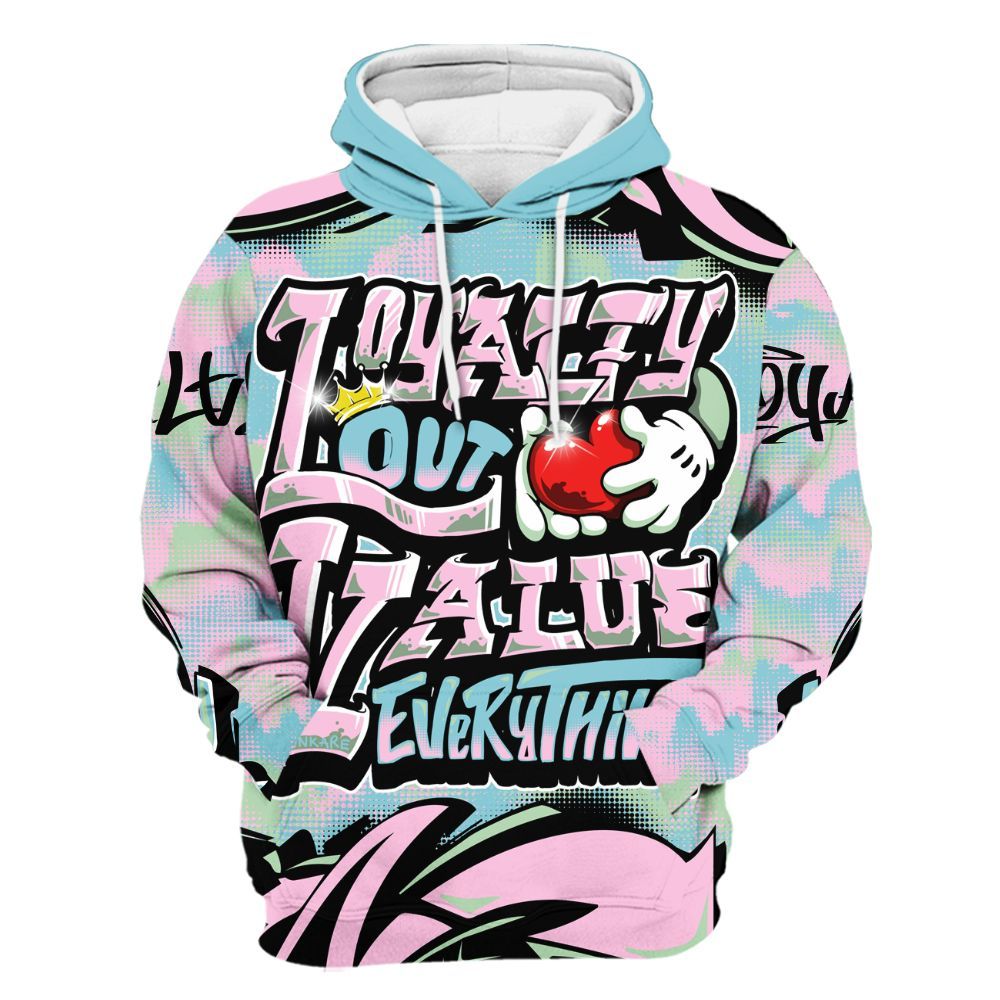 Hoodie To Match SB Dunk Low Visty - Loyalty Out Value Graffiti All Over Print