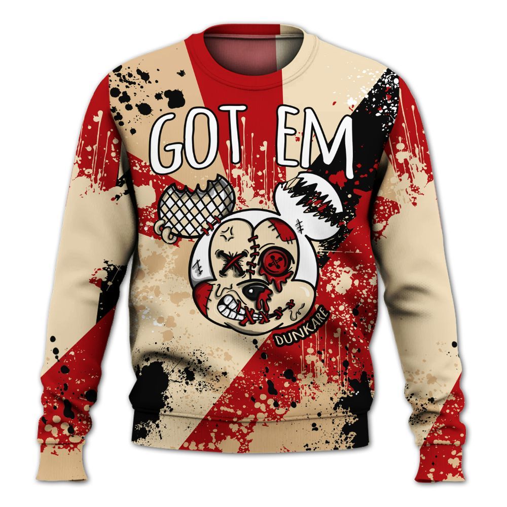 Sweatshirt To Match Dunk Low Strawberry Waffle - Got Em Drip All Over Print