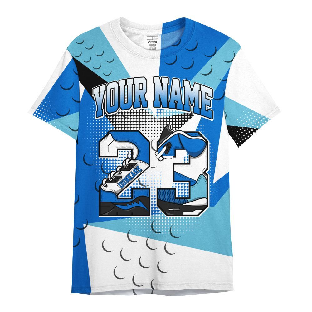 Shirt To Match Dunk Low Argon - Poly Custom Name Number 23 5s All Over Print