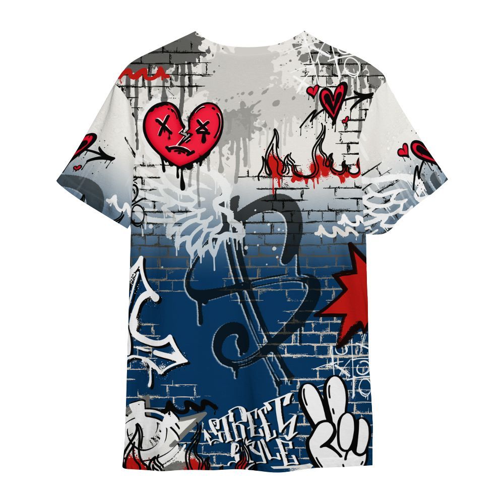 Shirt To Match Retro Rare Air 11s - Been Dif2erent Drip Graffiti All Over Print