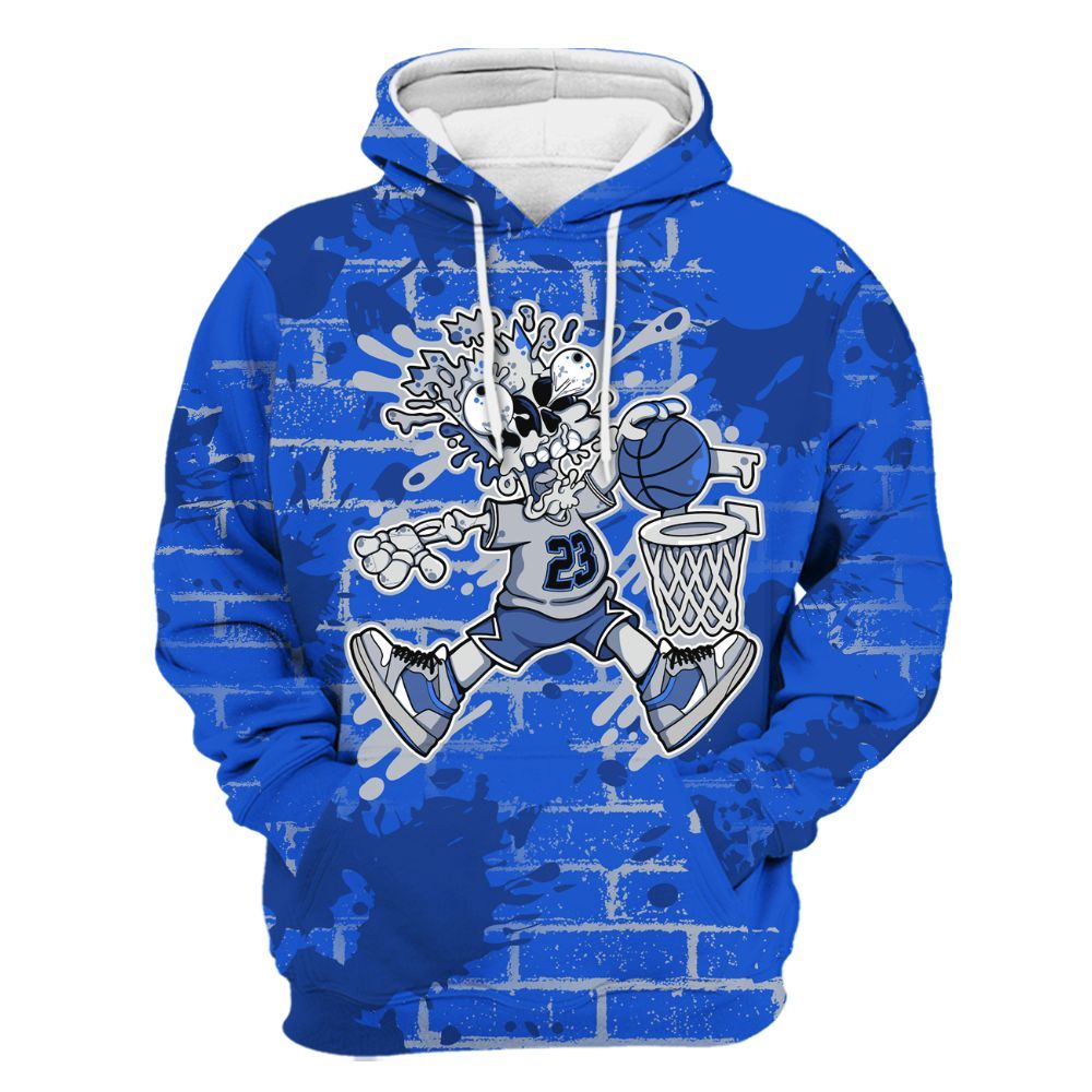 Hoodie To Match Air Foamposite One Royal - 85's Dunks Graphic Halloween All Over Print